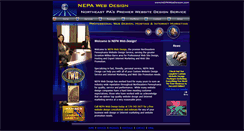 Desktop Screenshot of nepawebdesign.com