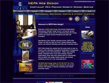 Tablet Screenshot of nepawebdesign.com
